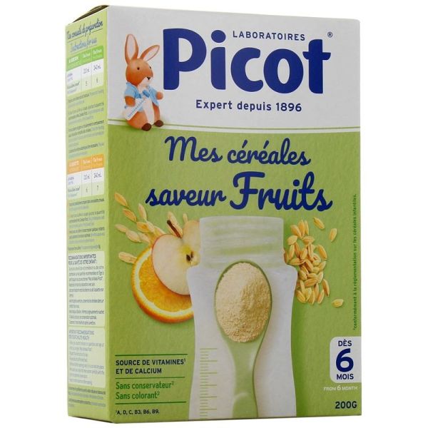 Picot Mes Céréales Saveur Fruits Dès 6 mois - 200g