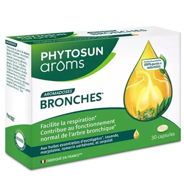 Phytosun Aroms AromaDoses Bronches - 30 capsules - Soutien respiratoire naturel et ciblé
