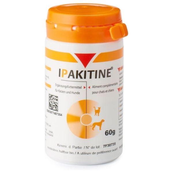 Vétoquinol Ipakitine - 60 g -  Poudre orale pour le soutien rénal en cas d’IRC