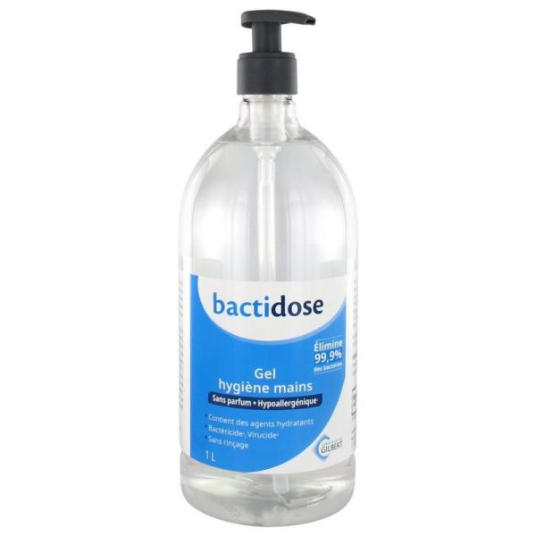 Gilbert Bactidose Gel hydro-alcoolique 1 litre