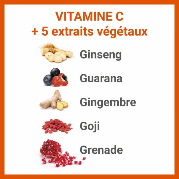 Vitascorbol Boost 5G - 20 Ampoules - Vitalité Intense et Coup de Fouet Immédiat