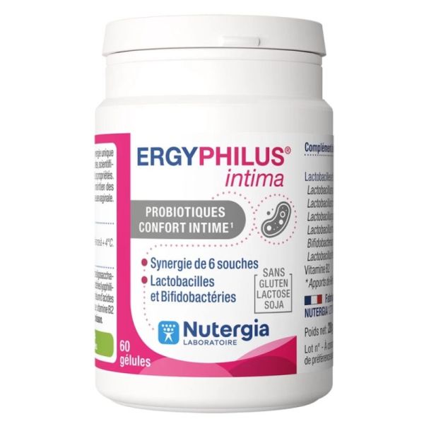 Nutergia Ergyphilus Intima Confort Intime & Soutien du Microbiote - 60 Gélules