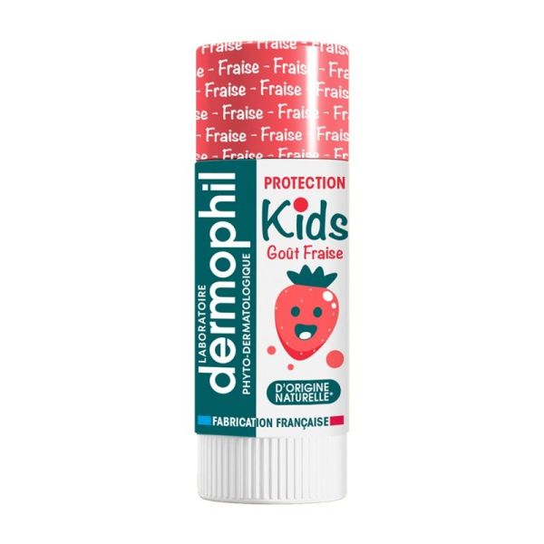 Dermophil Indien Kids Stick Lèvres Parfum Fraise - 4g