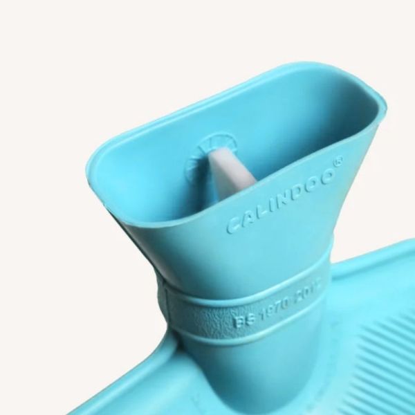 Calindoo Bouillotte Sans Housse Bleu 2L - Confort et chaleur apaisante