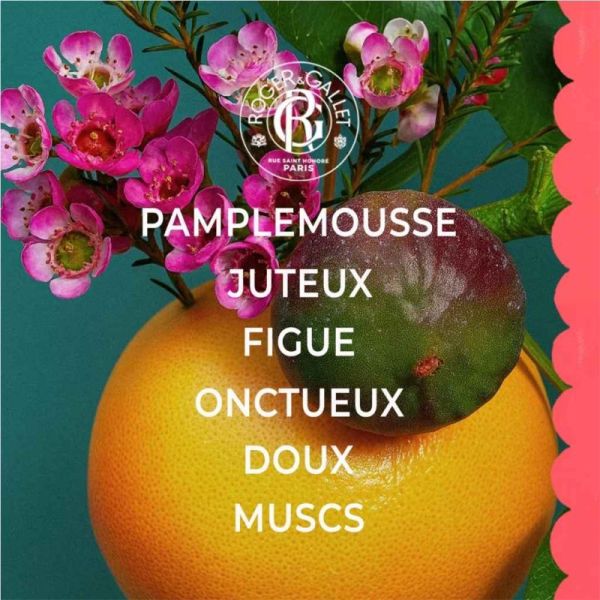 Roger&Gallet Trousse Fleur de Figuier Eau Parfumée Bienfaisante 30ml + Gel Douche 50ml - Rituel ensoleillé et relaxant