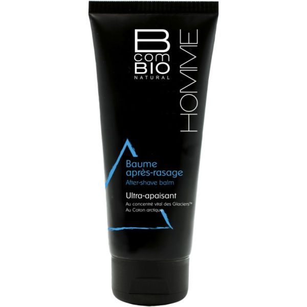 BcomBIO Homme Baume Après-Rasage - 100 ml - Apaise, protège et prévient les imperfections
