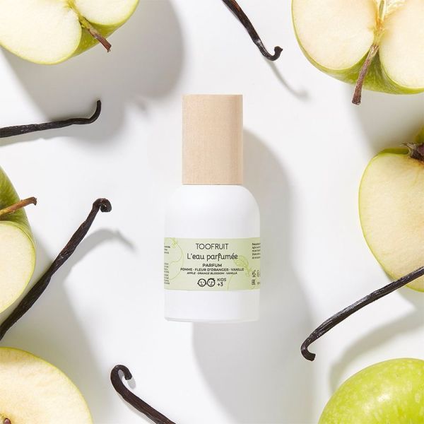 Toofruit L’eau Parfumée - 30ml - Pomme Fleur d’Oranger Vanille - Parfum naturel sans alcool pour enfants