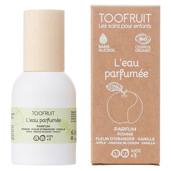 Toofruit L’eau Parfumée - 30ml - Pomme Fleur d’Oranger Vanille - Parfum naturel sans alcool pour enfants