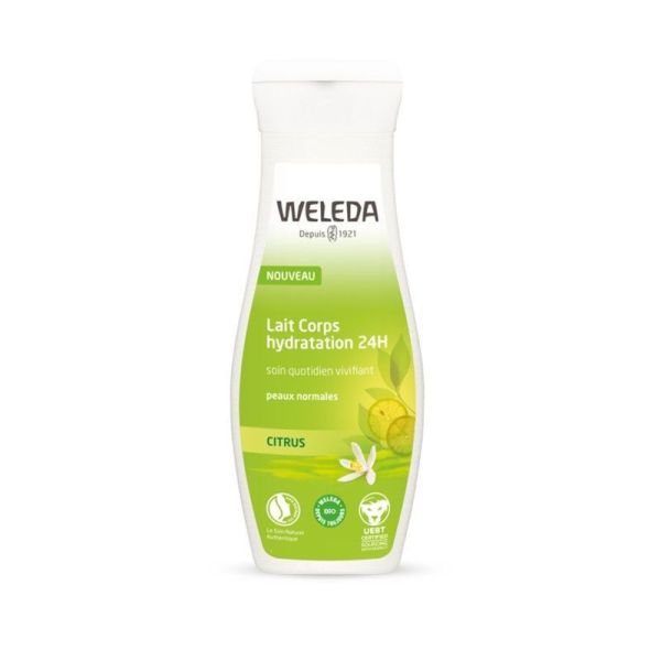 Weleda Citrus Lait Corps Hydratation 24h Bio 200ml