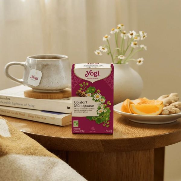 Yogi Tea Confort Ménopause 17 sachets – Infusion bien-être