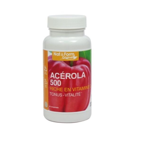 Nat&Form Acérola 500 - 24 Comprimés