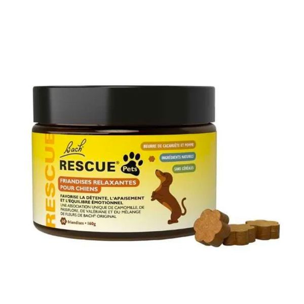 Rescue Pets - Friandises Relaxantes pour Chiens - 60 friandises