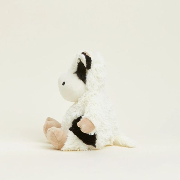 Soframar Warmies Bouillotte Peluche Déhoussable Vache 25 cm - Chaleur réconfortante et apaisante