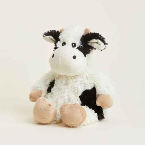 Soframar Warmies Bouillotte Peluche Déhoussable Vache 25 cm - Chaleur réconfortante et apaisante