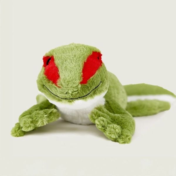 Soframar Warmies Bouillotte peluche déhoussable Gecko 50 cm - Chaleur réconfortante