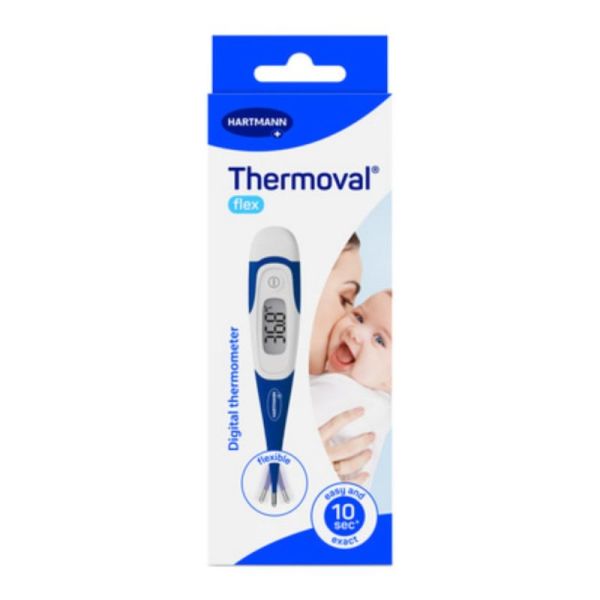 Hartmann Thermoval Flex Thermomètre Digital pour enfants - Mesure température embout flexible