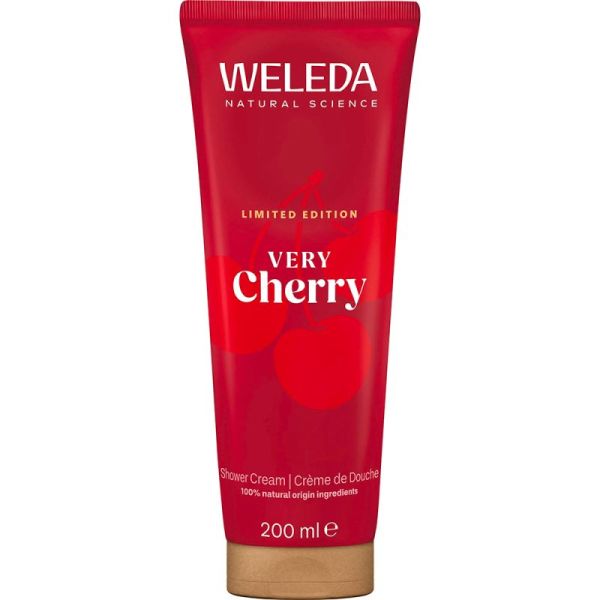 Weleda Very Cherry Crème de Douche - 200 ml - Douceur nourrissante au parfum gourmand de cerise