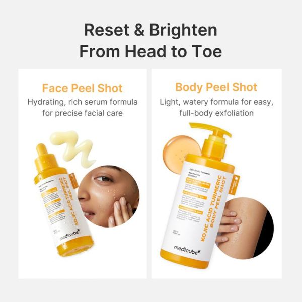 Medicube Soin Exfoliant Curcuma et Acide Kojique 80ml – Éclat et anti-taches