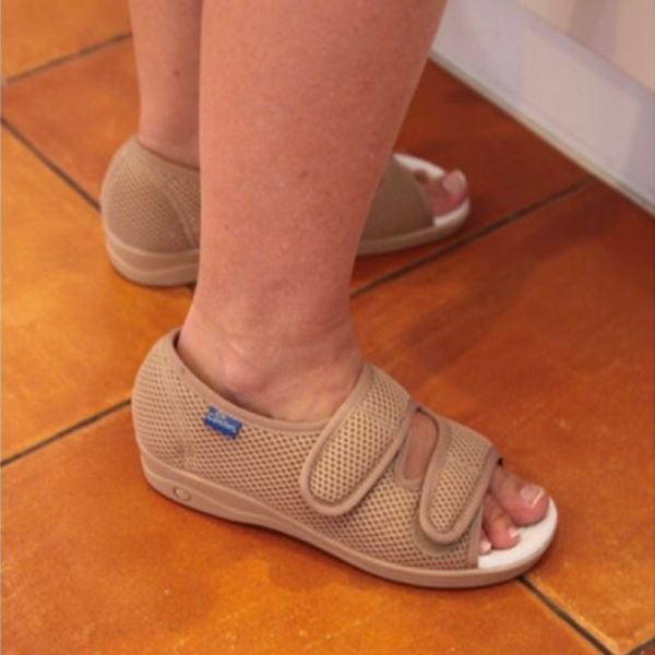 Dr Comfort CHUT New Diane Beige - Chaussures Confort Femme Pieds Diabétiques