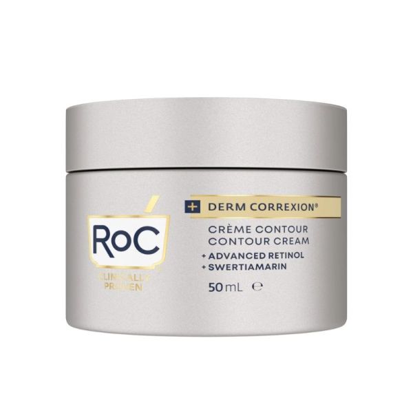 RoC Derm Correxion Crème Contour 50 ml - Resculpte et réduit les rides du cou
