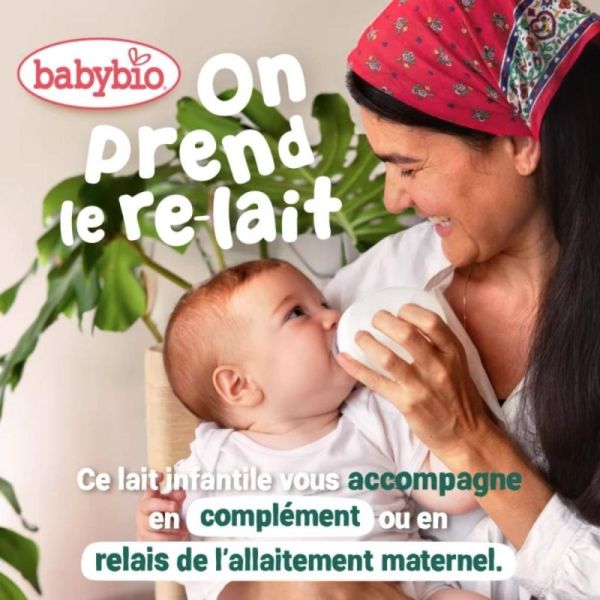 Babybio Optima 2ème âge 400 g (6 à 12 mois) - Lait de suite bio avec fibres