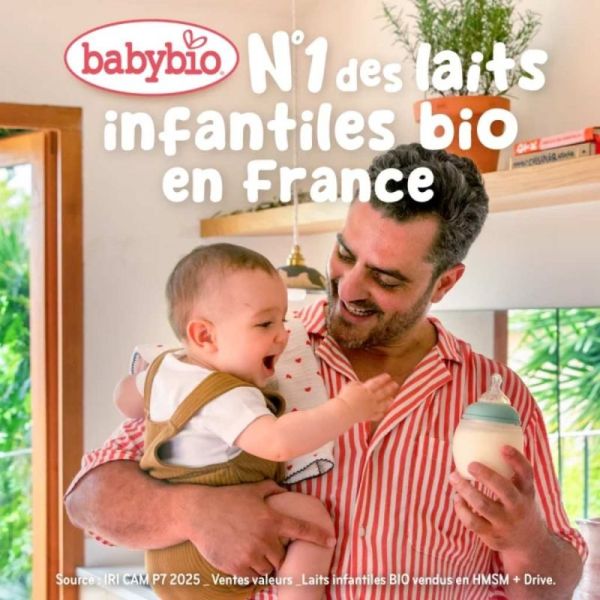 Babybio Optima 2ème âge 400 g (6 à 12 mois) - Lait de suite bio avec fibres