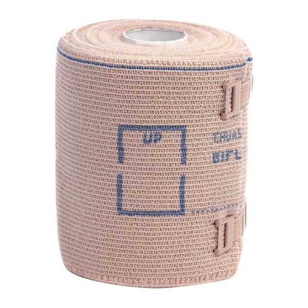 Thuasne Biflex 16+ Pratic Bande de Compression Étalonnée avec Étrier 10cm – Pose facile et précision