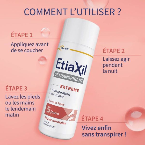 Etiaxil Détranspirant Pieds Peaux Normales Lotion - 100ml