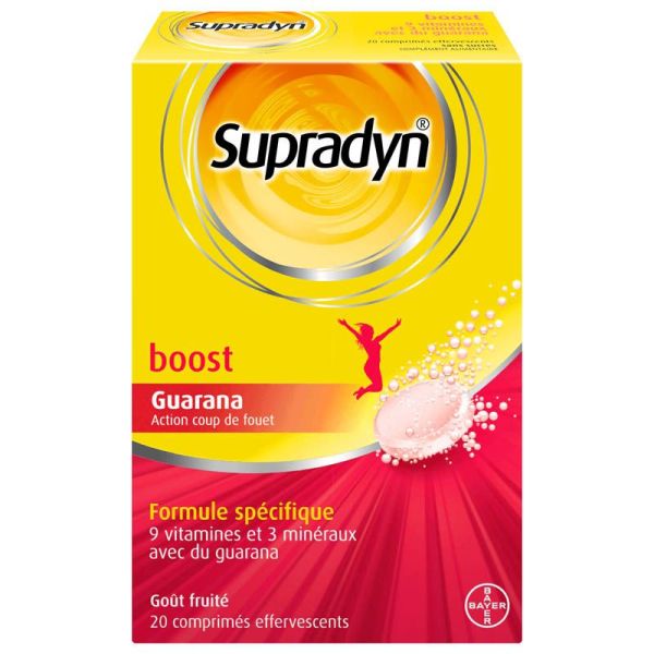 Supradyn Boost, 20 comprimés effervescents