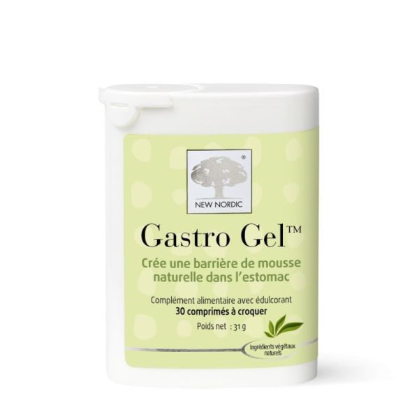 New Nordic Gastro Gel 30 comprimés - Soulagement des brûlures d'estomac et de l'acidité