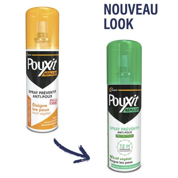 Pouxit Répulsif Spray Préventif Anti-Poux 75ml
