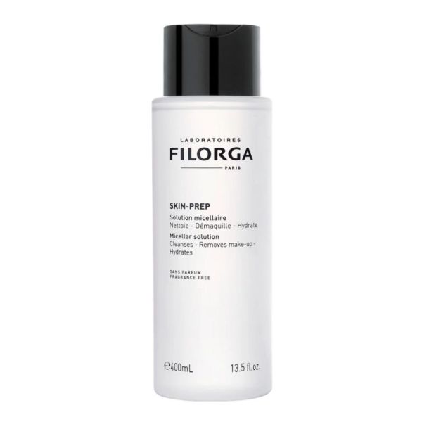 Filorga Skin-Prep Solution Micellaire Nettoie, Démaquille & Hydrate la Peau - 400ml