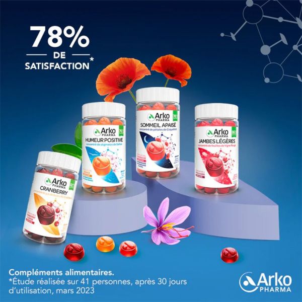 Sommeil apaisé pétales de coquelicot 60 gummies