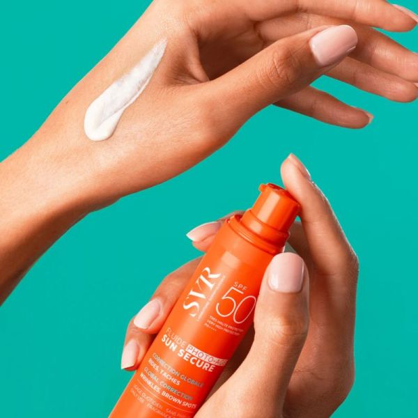 SVR Sun Secure Fluide Photo-Age SPF50+ Correction Rides & Tâches - 40 ml