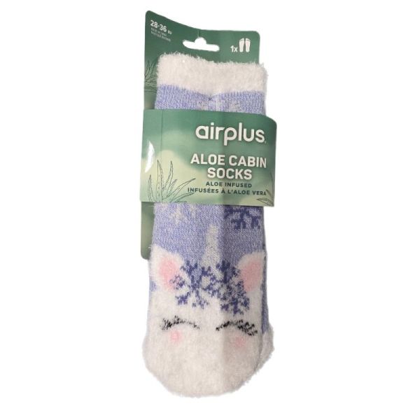 AirPlus Aloe Cabin Chaussettes Hydratantes Enfant Licorne - Pointure 28-36