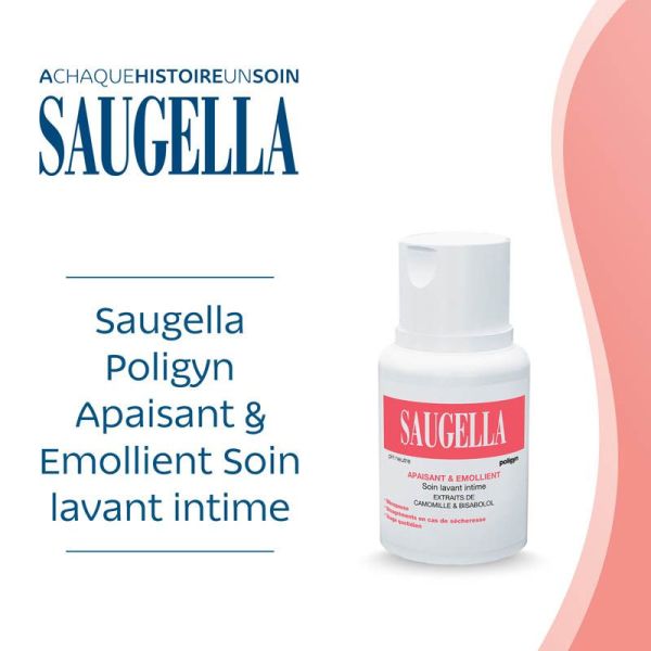Saugella Poligyn Nettoyant Doux Sans Savon - 100ml