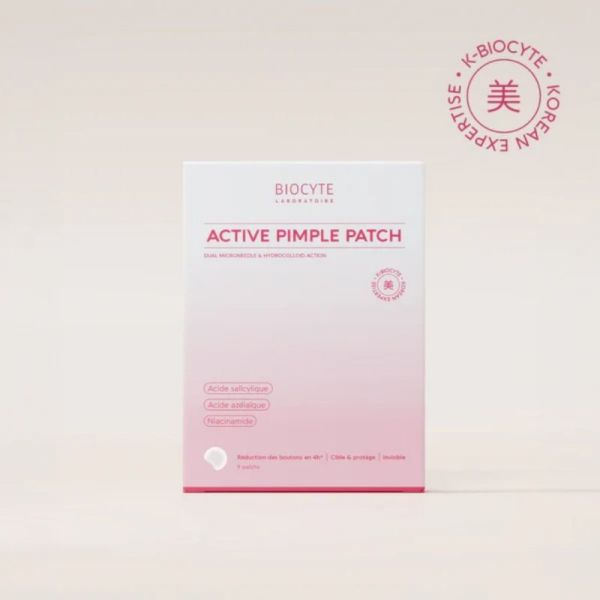 Biocyte Active Pimple Patchs X9 - Correcteur ciblé anti-imperfections et boutons aux actifs purifiants