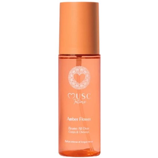 Musc Intime Brume All Over Corps & Cheveux à l’Amber Flower Flacon 100 ml – Voile parfumé chaud et hydratation