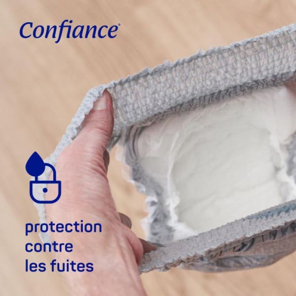 Confiance Men Pants 5 Gouttes Taille L - 7 protections - Slip absorbant masculin discret