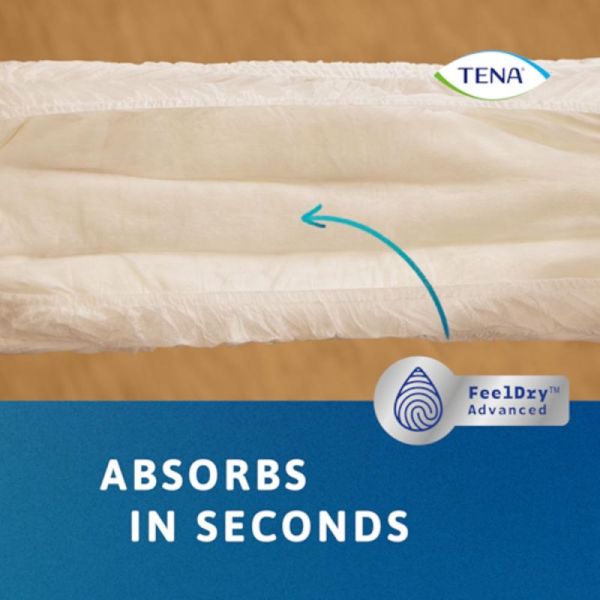 TENA ProSkin Pants Plus - Taille XS - 14 Protections - Fuites Urinaires Modérées à Fortes