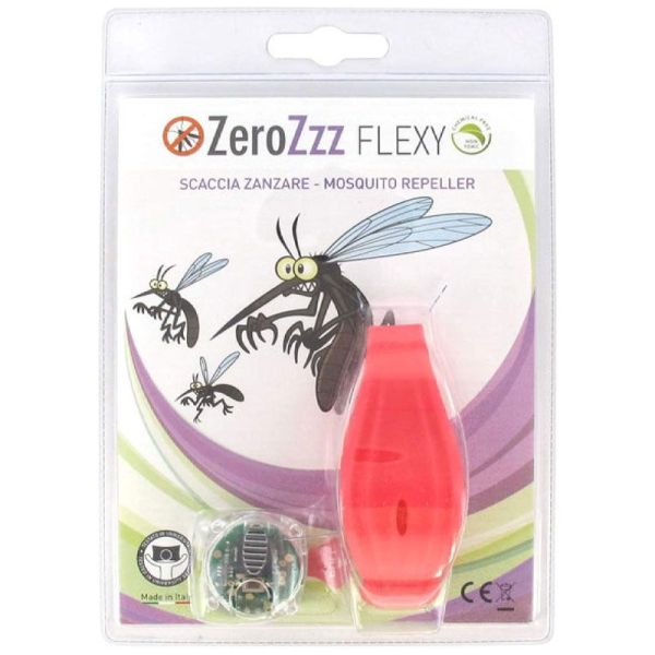 ZeroZZZ Flexy Bracelet Anti-Moustiques - Rouge