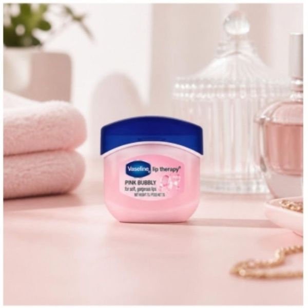 Vaseline Baume à Lèvres Pink Bubbly 7 g - Soin adoucissant lèvres sèches