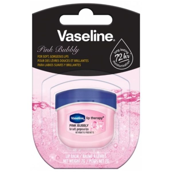 Vaseline Baume à Lèvres Pink Bubbly 7 g - Soin adoucissant lèvres sèches