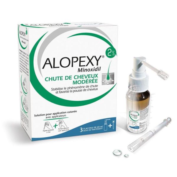 Alopexy minoxidil 2% solution 3x60ml