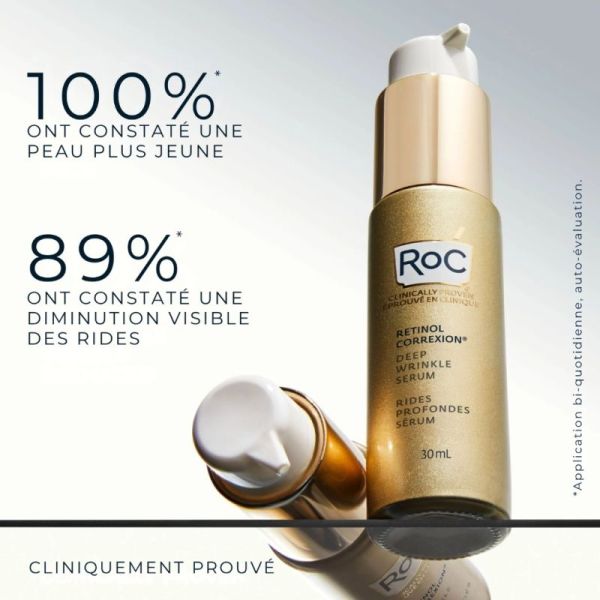 RoC Retinol Correxion Sérum Correction Rides 30 ml - Action sur les rides profondes