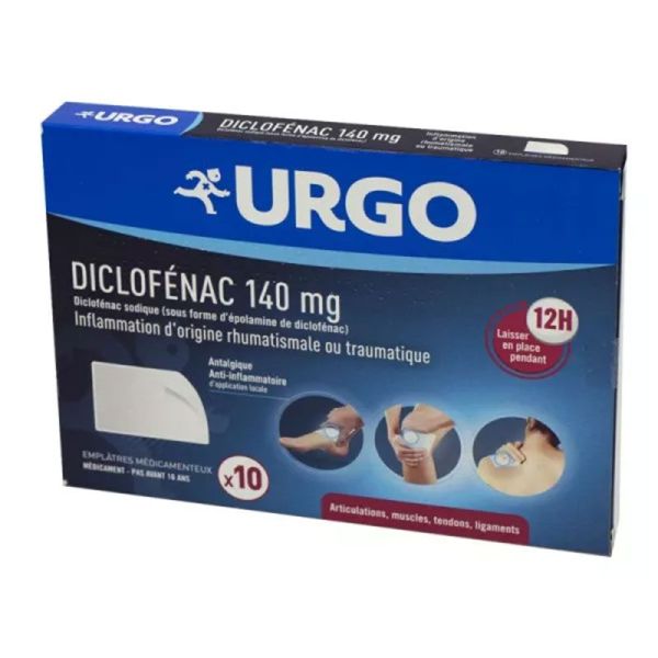 URGO Diclofenac 140Mg Urgo Emplatre 10