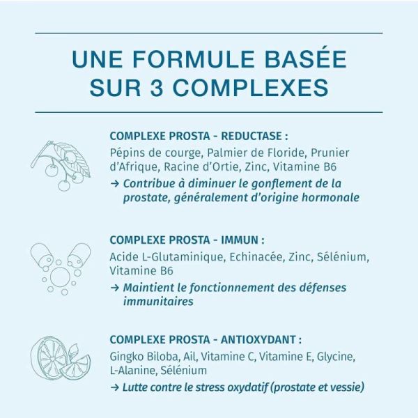 Phytoresearch ProstaSécurA - Confort Urinaire Homme - 180 Gélules Végétales