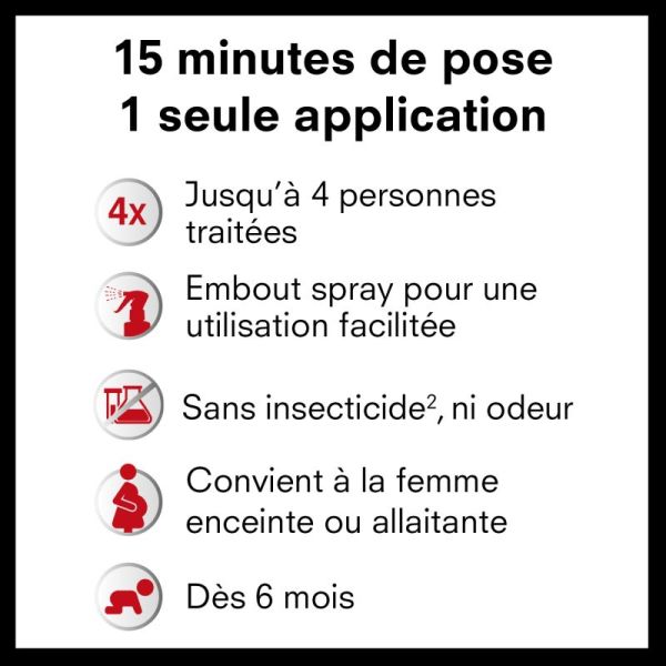 Pouxit Extra Fort Traitement Anti-Poux et Lentes Spray - 100ml - Éradication rapide en 15 minutes