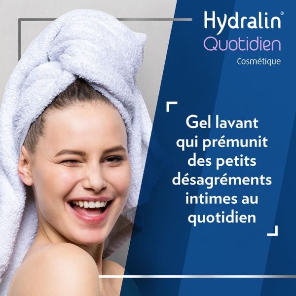 Hydralin Quotidien Gel Lavant - 400 ml - Hygiène Intime Douceur et Respect de l’Environnement