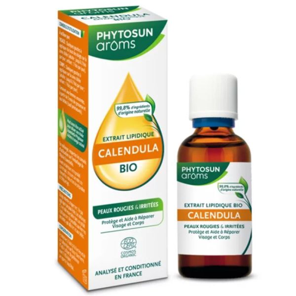 Phytosun Aroms Huile de Calendula Bio 50ml – Apaisement et protection
